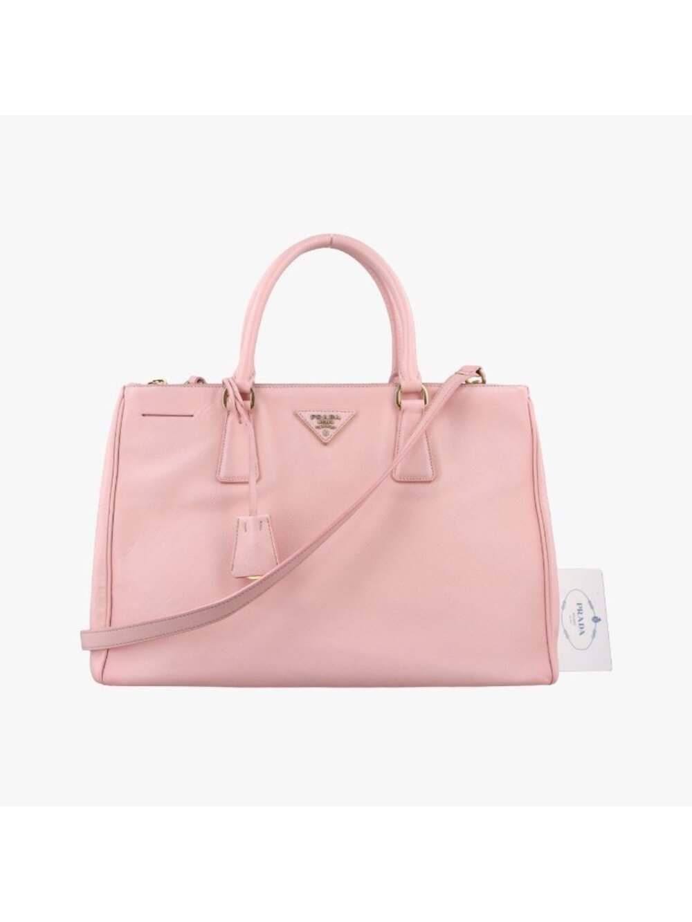 Prada Galleria Pink Saffiano Leather